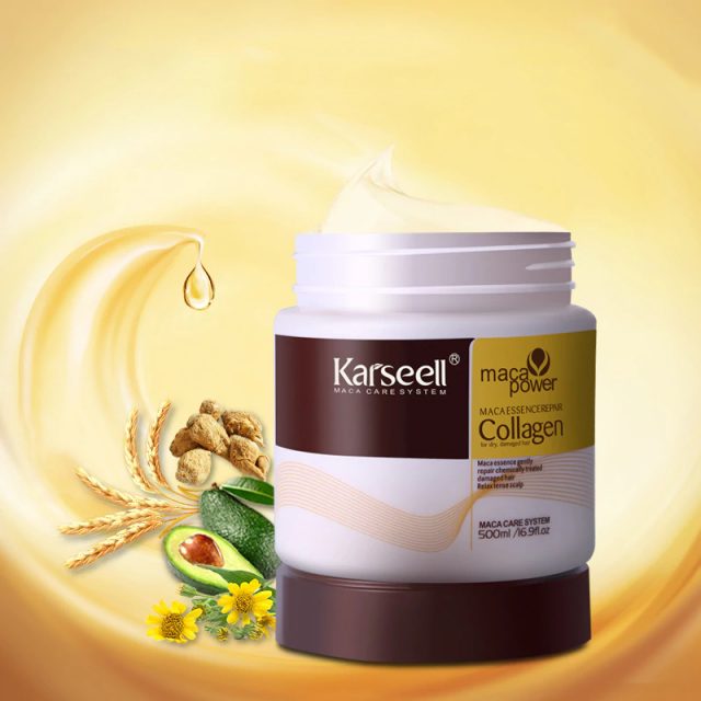 Cream Mask for Dry and Damaged Hair with Argan Oil